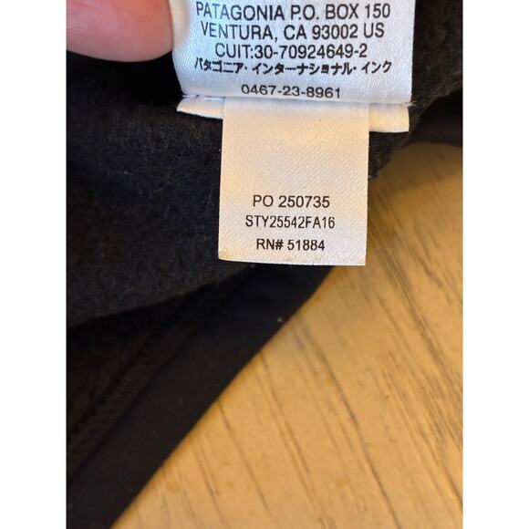 Patagonia Jacket Fleece Women's Med Full Zip Neck Sweater Gorpcore Charcoal Grey - Picture 10 of 14